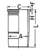 KOLBENSCHMIDT 89181110 Cylinder Sleeve